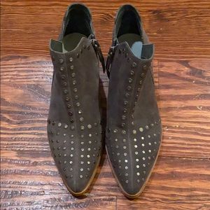 1. STATE Gray Studded Booties- size 6.5